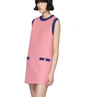 photo Pink and Blue Bicolor Mini Dress by Gucci - Image 4