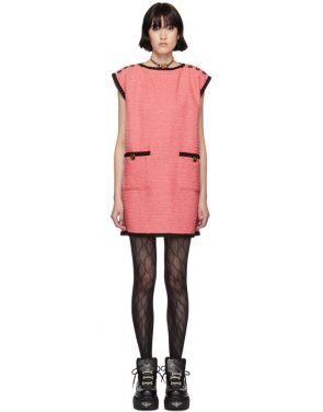 photo Pink Tweed GG Dress by Gucci - Image 1