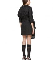 photo Black Pointy Collar Dress by Miu Miu - Image 3