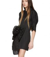 photo Black Pointy Collar Dress by Miu Miu - Image 4