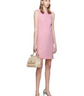 photo Pink Wool Crepe Dress by Dolce and Gabbana - Image 5