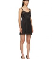 photo Black Silk Short Dress by Dolce and Gabbana - Image 2