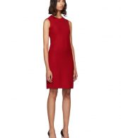 photo Red Short Crepe Dress by Dolce and Gabbana - Image 2