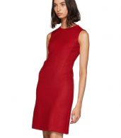 photo Red Short Crepe Dress by Dolce and Gabbana - Image 4