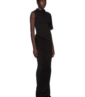 photo Black Turtleneck Gown Dress by Rick Owens Lilies - Image 2
