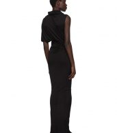 photo Black Turtleneck Gown Dress by Rick Owens Lilies - Image 3