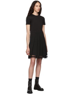 photo Black Pleated Dress by RED Valentino - Image 5