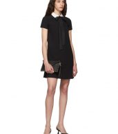photo Black Satin Bow Dress by RED Valentino - Image 5