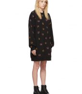 photo Black Embroidered Swallow Dress by McQ Alexander McQueen - Image 2