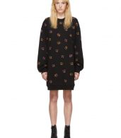 photo Black Embroidered Swallow Dress by McQ Alexander McQueen - Image 1