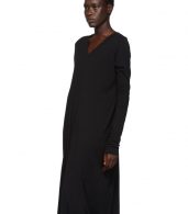 photo Black Long Sleeve Gown by Rick Owens Drkshdw - Image 4
