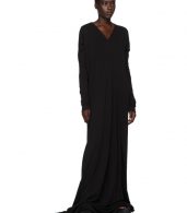photo Black Long Sleeve Gown by Rick Owens Drkshdw - Image 5