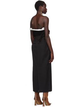 photo Black Dagila Tuxedo Dress by Acne Studios - Image 3