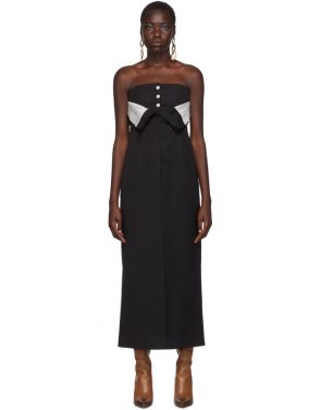 photo Black Dagila Tuxedo Dress by Acne Studios - Image 1