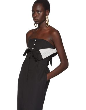 photo Black Dagila Tuxedo Dress by Acne Studios - Image 4