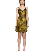 photo Gold Leopard Baroque Dress by Versace Jeans Couture - Image 1