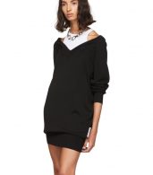 photo Black and White Bi-Layer Sweater Dress by alexanderwang.t - Image 4