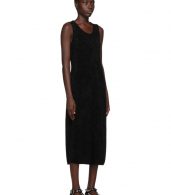photo Black Chenille Jersey Dress by Comme des Garcons - Image 2