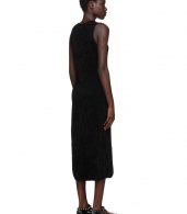 photo Black Chenille Jersey Dress by Comme des Garcons - Image 3