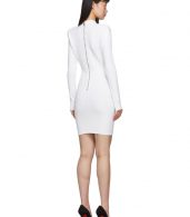 photo White Knit Short Dress by Balmain - Image 3