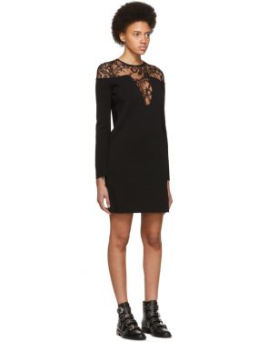 photo Black Lace-Trimmed Dress by Givenchy - Image 2