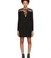 photo Black Lace-Trimmed Dress by Givenchy - Image 1