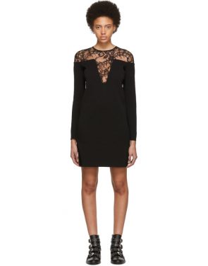 photo Black Lace-Trimmed Dress by Givenchy - Image 1