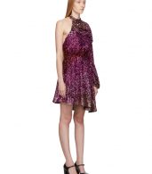 photo Pink Degrade Sequin Single-Shoulder Dress by Halpern - Image 2