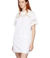 photo White Lace Insert T-Shirt Dress by 3.1 Phillip Lim - Image 4