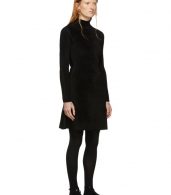 photo Black Knit A-Line Dress by Balenciaga - Image 2