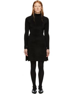photo Black Knit A-Line Dress by Balenciaga - Image 1