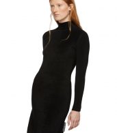 photo Black Knit A-Line Dress by Balenciaga - Image 4