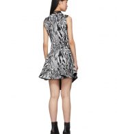 photo Black and White Tapestry A-Line Dress by Mugler - Image 3