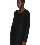 photo Black Worsted Yarn Braid Dress by Comme des Garcons Homme Plus - Image 4
