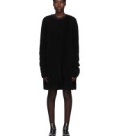 photo Black Moleskin Jersey Dress by Comme des Garcons Homme Plus - Image 1