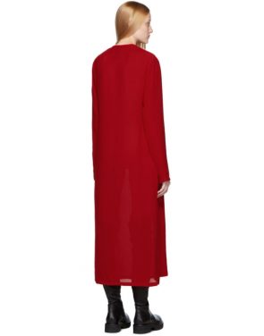 photo Red Pallas Dress by Ann Demeulemeester - Image 3