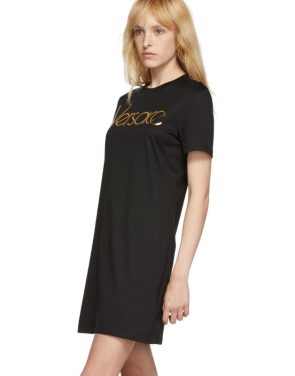 photo Black Logo Dress by Versace - Image 4