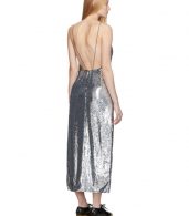 photo Silver Sequins Midi Dress by Stella McCartney - Image 3