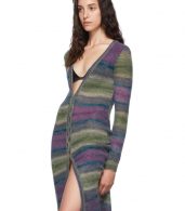 photo Purple Stripe La Robe Gilet Dress by Jacquemus - Image 4