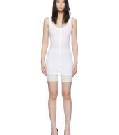 photo White Buttoned Up Mini Dress by Off-White - Image 1