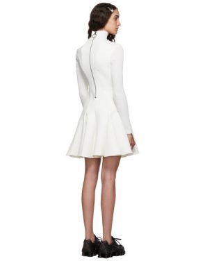 photo White Cheerleader Multiwaves Dress by Off-White - Image 3