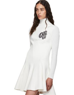 photo White Cheerleader Multiwaves Dress by Off-White - Image 4