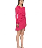 photo Pink Side Opening Mini Dress by Off-White - Image 2