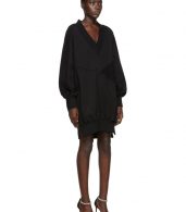 photo Black Intarsia Side Zip Sweatshirt Dress by Off-White - Image 2