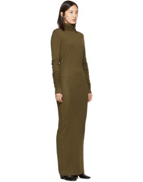photo Brown Long Turtleneck Dress by Lemaire - Image 2