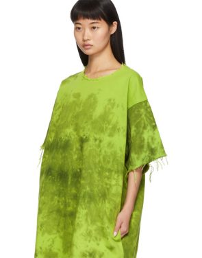 photo Green Denim Tie Dye Dress by Marques Almeida - Image 4