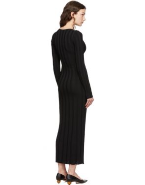 photo Black Bianco Long Dress by Toteme - Image 3