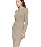 photo Taupe Bianco Long Dress by Toteme - Image 4