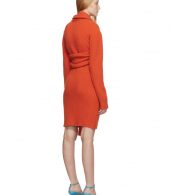 photo Orange Look 5 Wool Sweater Dress by Bottega Veneta - Image 3
