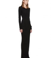 photo Black Full Jersey Thermal Mini Rib Dress by Our Legacy - Image 2
